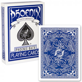 Phoenix Standard Deck - Blau - Pokerdeck - Casino Quality