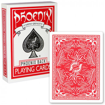 Phoenix Standard Deck - Rot - Pokerdeck - Casino Quality