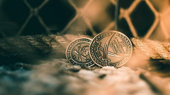 Pirate Coin (Dollar) by Ellusionist - Piratenmünze - Ungimmicked
