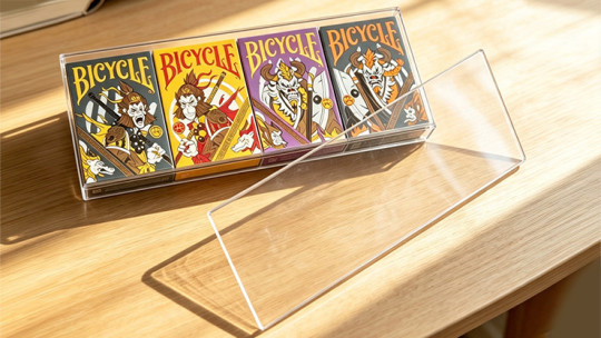Preview: Plexiglass Card Case (4 Deck Case) by MS Magic