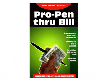 Pro Pen thru Bill - Kugelschreiber durch Geldschein