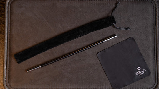 Preview: Professional's Magic Wand (Ebony/Silver Tip) by Murphy's Magic