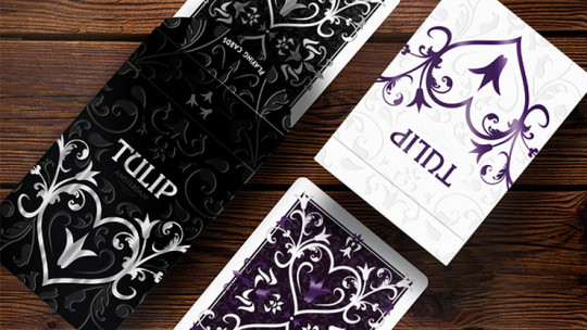 Purple Tulip Dutch Card House Company - Pokerdeck