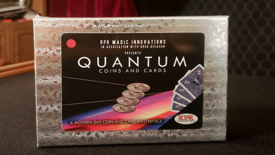 Quantum Coins (Euro 50 cent Blue Card) by Greg Gleason and RPR Magic Innovations