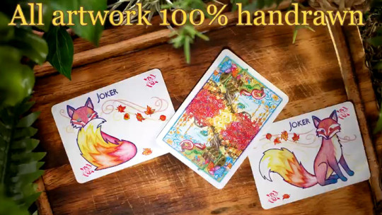 Red Fox Enchanted Puzzle - Pokerdeck - Markiertes Kartenspiel