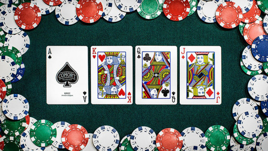 Red V2 Cohorts (Luxury-pressed E7) - Pokerdeck
