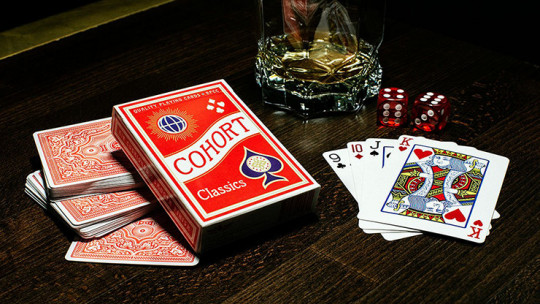 Red V2 Cohorts (Luxury-pressed E7) - Pokerdeck