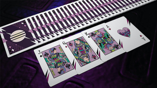 Retro Wave - Pokerdeck