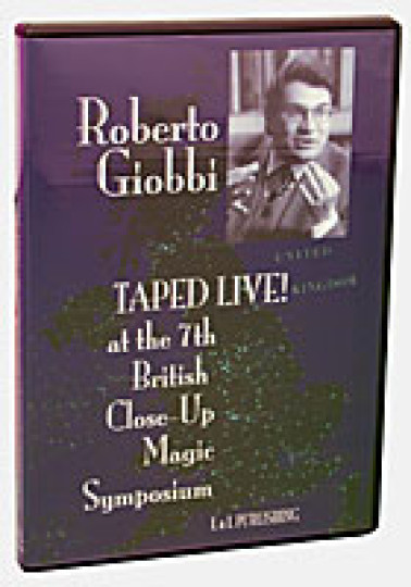 Roberto Giobbi Taped Live DVD