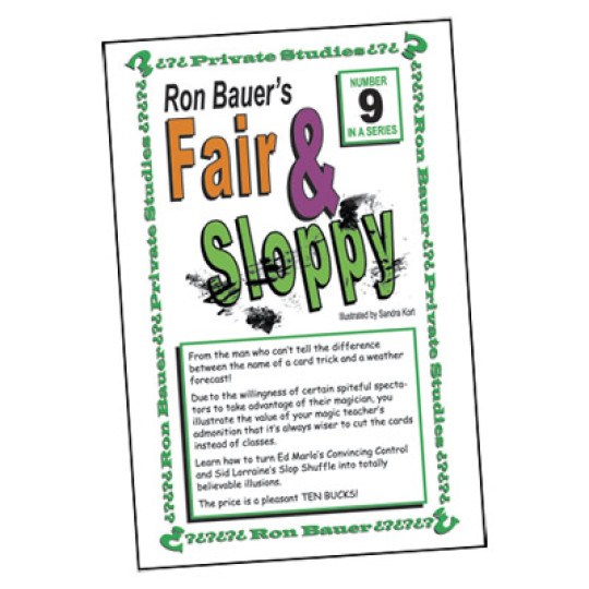 Ron Bauer Series: #9 - Fair And Sloppy - Buch