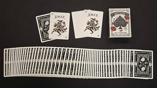 Rose Elites - Old Masters (Black) - Pokerdeck