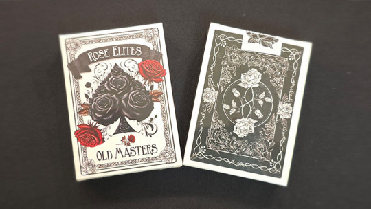 Rose Elites - Old Masters (Black) - Pokerdeck