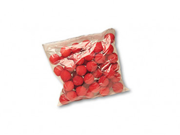 Schaumstoffbälle 1 Zoll - Sponge Balls - Super Soft 50 Stück (rot)