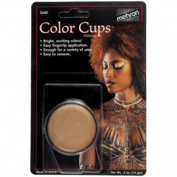 Schminke Color Cups Farbe Gold