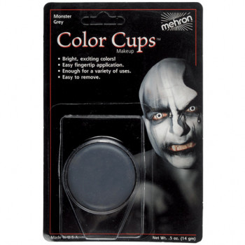Schminke Color Cups Farbe Monster Grau