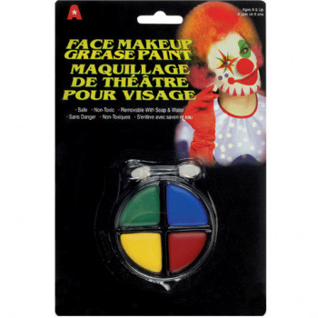 Schminke 4 Farben - Farbpalette Clown Economy
