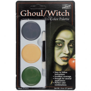 Schminke Farbpalette Hexe