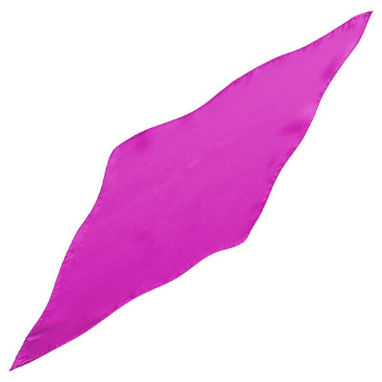 Seidentuch - Dreieckstuch - Fuchsia - 45cm - Diamond Silk