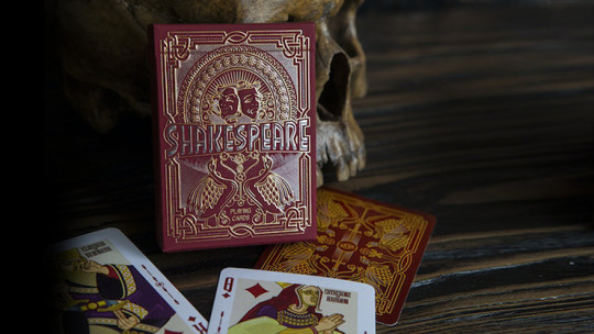 Shakespeare (Burgundy) - Pokerdeck