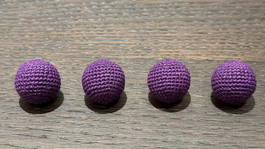 Preview: Shining Crochet Balls (Dark Purple) by JT Magic