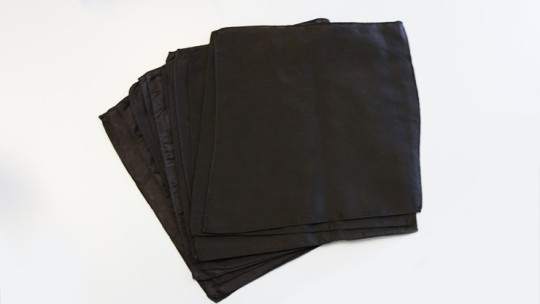 Silk 9 inch Premium 12 Pack bulk (Black) Magic by Gosh