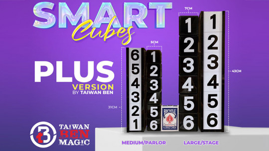 Smart Cubes PLUS (Large/Stage) by Taiwan Ben - Reihenfolge der Würfel verändern - Kubusspiel