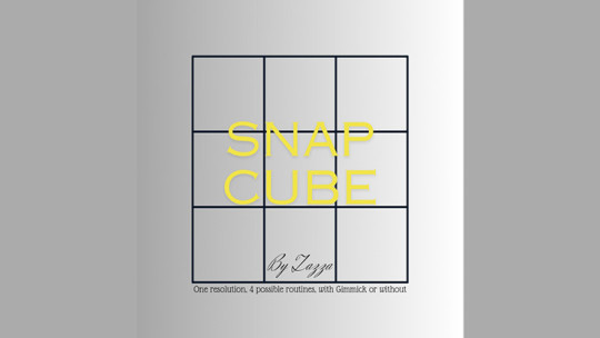 SNAP CUBE by Nicola Lazzarini - DOWNLOAD