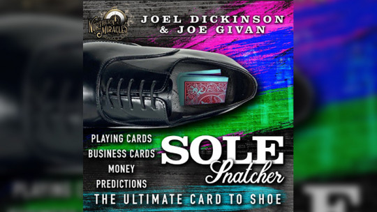 SOLE SNATCHER by Joel Dickinson & Joe Givan - Karte mit Unterschrift erscheint im Schuh