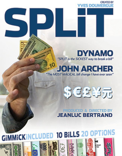 Split (Gimmicks and Online Instructions) by Yves Doumergue and JeanLuc Bertrand