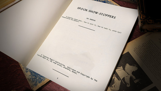 Preview: Spook-Show Stoppers by Val Andrews - Buch