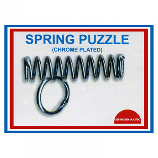 Spring Puzzle (Chrome Plated) by Premuim Magic