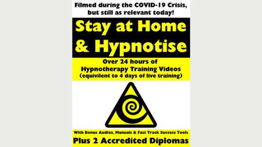 STAY AT HOME & HYPNOTIZE - HOW TO BECOME A MASTER HYPNOTIST WITH EASE BY Jonathan Royle & Stuart - Mixed Media - DOWNLOAD