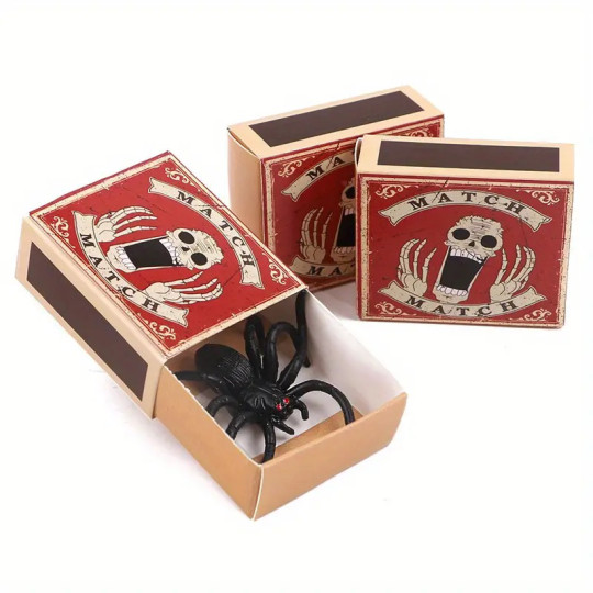 Scarebox Streichholzschachtel - Spinnen Schreck - Halloween Zündholzschachtel -  Prank