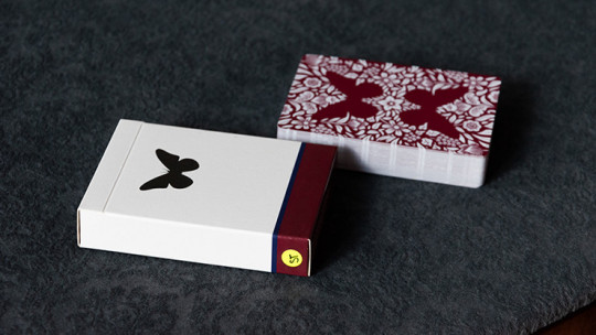 Stripper Butterfly Version 2 Marked (Red) by Ondrej Psenicka - Pokerdeck - Markiertes Kartenspiel