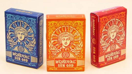 Sun God Greek Mythology Themed Blue Edition - Pokerdeck