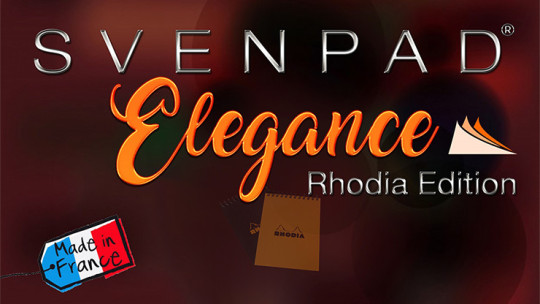 SvenPad® Elegance Rhodia® Edition (Single, Black Cover) - Forcieblöcke