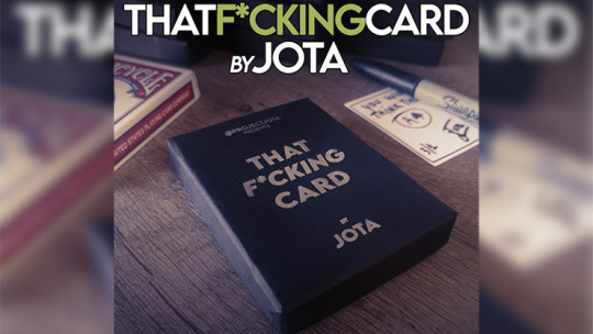 That f*cking card by JOTA - Kartentrick ohne Karten