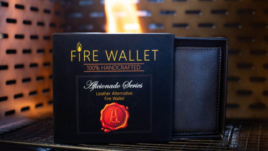 The Aficionado Fire Wallet (Gimmick and Online Instructions) by Murphy's Magic Supplies Inc.