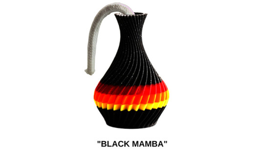 The American Prayer Vase Genie Bottle BLACK MAMBA by Big Guy's Magic