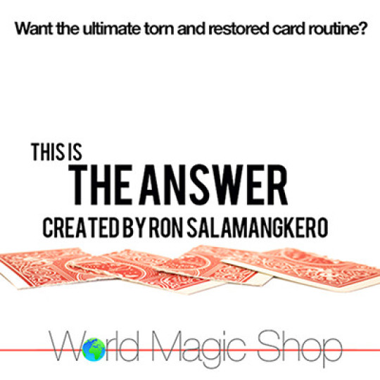 The Answer by Ron Salamangkero - DVD