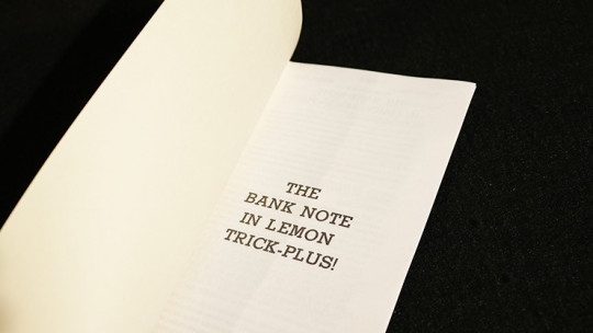 The Bank Note in Lemon Trick - Buch