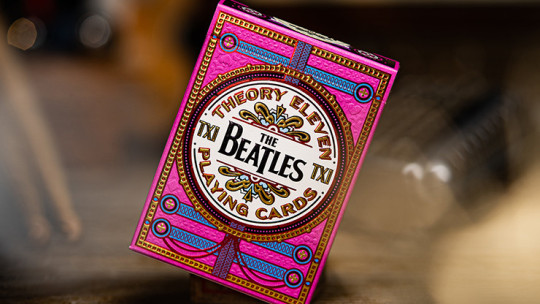 The Beatles (Pink) Playing Cards by theory11 - Pokerdeck