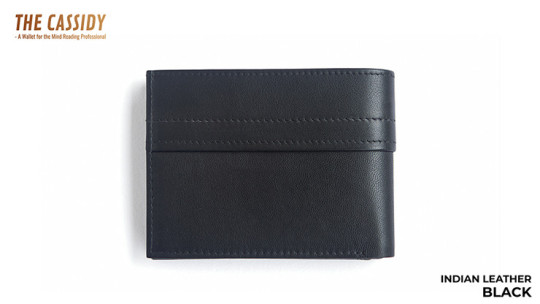 THE CASSIDY WALLET BLACK by Nakul Shenoy - Peek Wallet - Mentaltrick