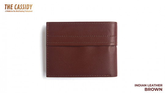 THE CASSIDY WALLET BROWN by Nakul Shenoy - Peek Wallet - Mentaltrick