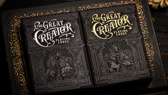 The Great Creator: Earth (Gold Foil) Edition by Riffle Shuffle - Pokerdeck