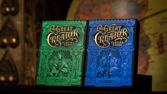 The Great Creator: Sky Edition by Riffle Shuffle - Pokerdeck