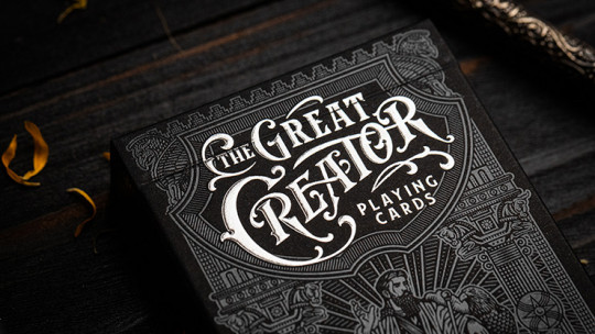 The Great Creator: Sky (Silver Foil) Edition by Riffle Shuffle - Pokerdeck