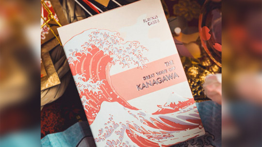 The Great Wave off Kanagawa V3 (Autumn Maple / Peachy Pink) - Pokerdeck