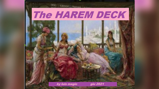 THE HAREM DECK by Luis Magic - Video - DOWNLOAD