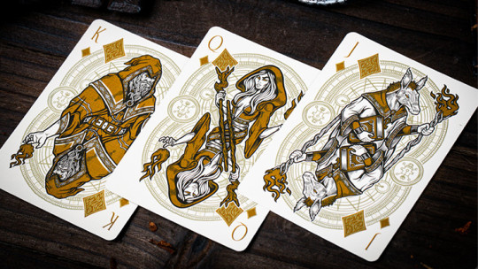 The Keys of Solomon: Golden Grimoire by Riffle Shuffle - Pokerdeck